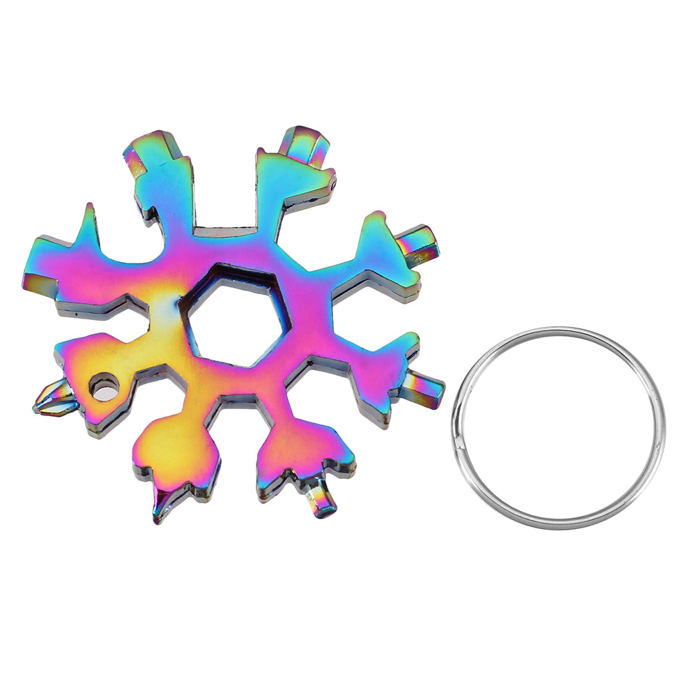 Snowflake 18-in-1 Tool Keychain
