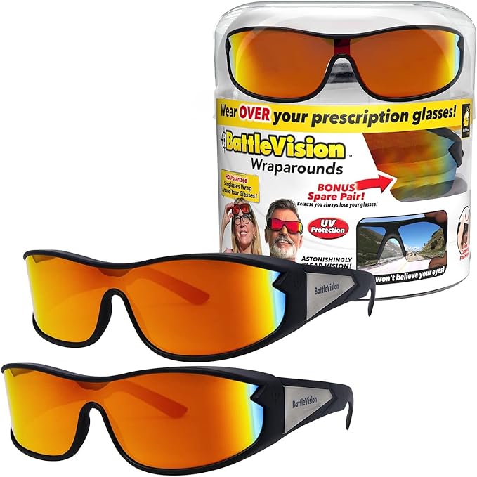 Battle Vision Wrap Around Sunglasses