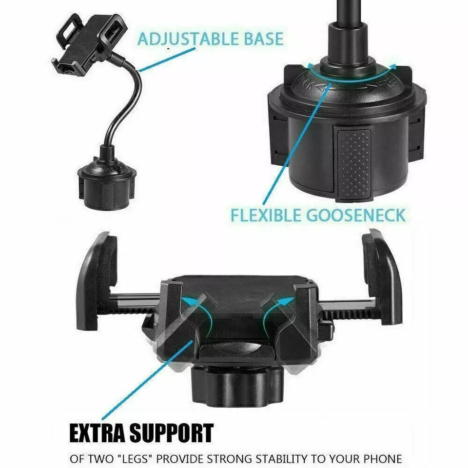 Car Cup Crane Phone Holder
