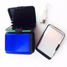 Aluminum RFID Charging Wallet
