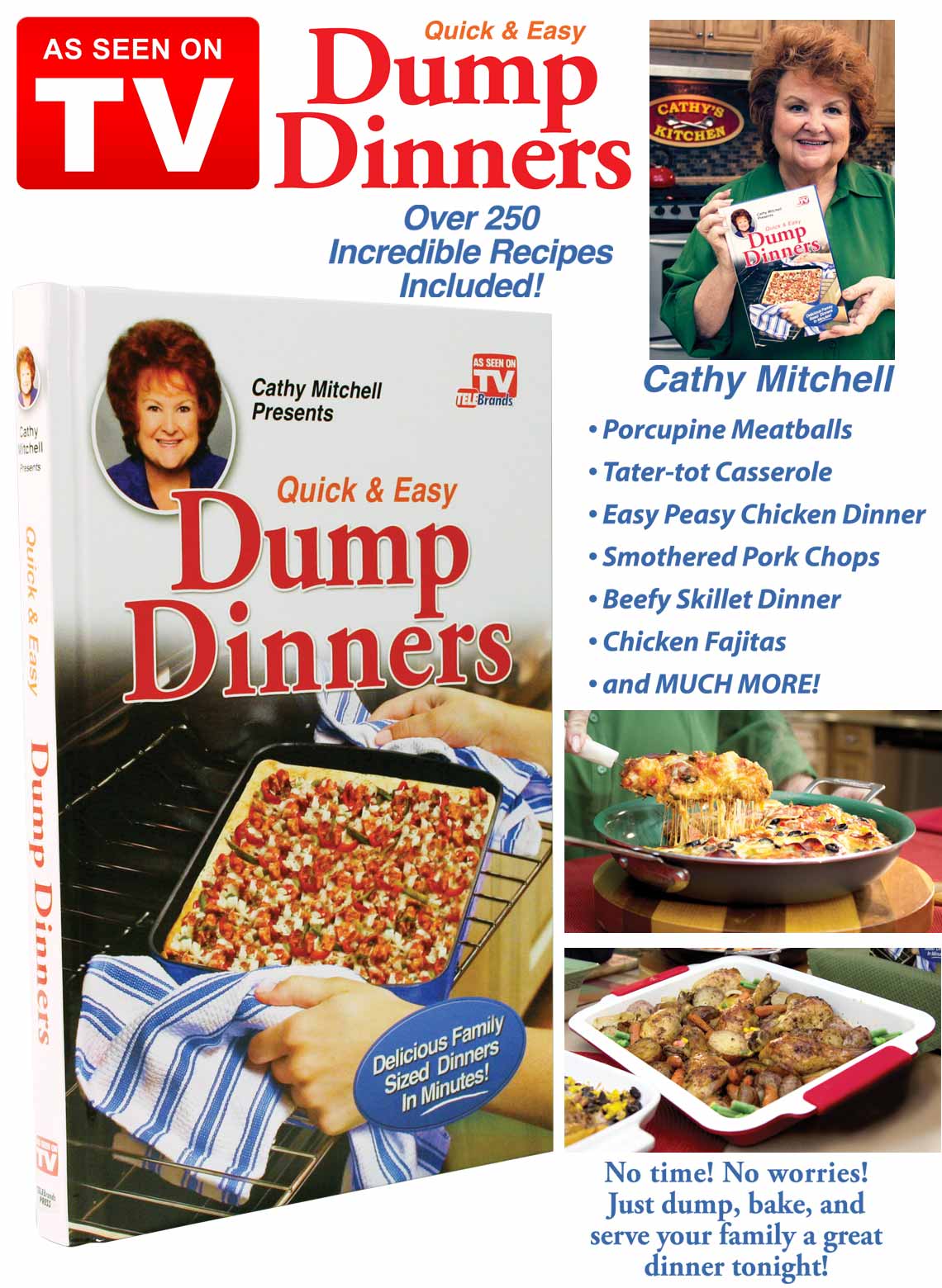 Dump Dinners Cookbook - As Seen on TV