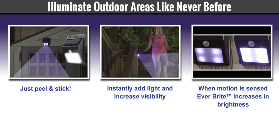 Ever Brite Solar LED Outdoor Light