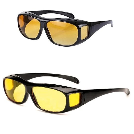 HD Polarized Night Vision & Sunglasses Wraparound Fit Over Glasses