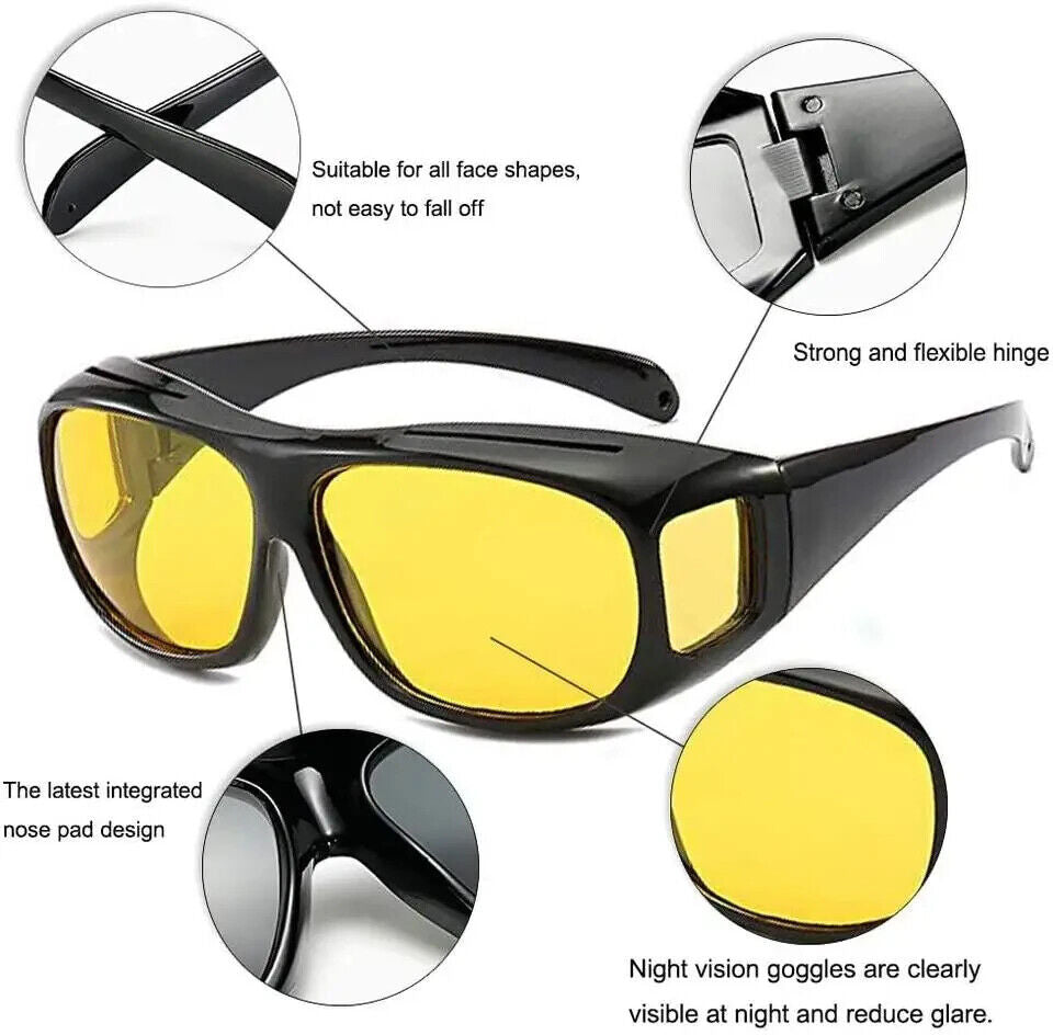 HD Night Vision Fit Over Glasses