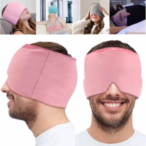 Headache Migraine Relief Hat Wrap Cold or Hot Compress Cap
