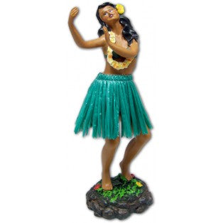 Hawaiian Dashboard Hula Girl Doll 7"