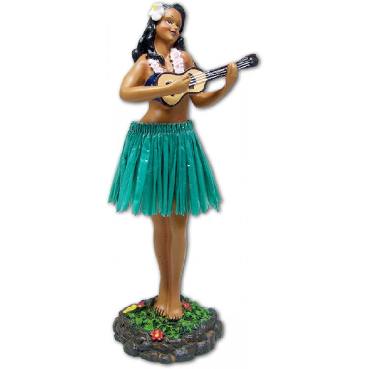 Hawaiian Dashboard Hula Girl Doll 7"