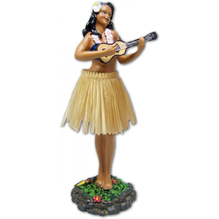Hawaiian Dashboard Hula Girl Doll 7"