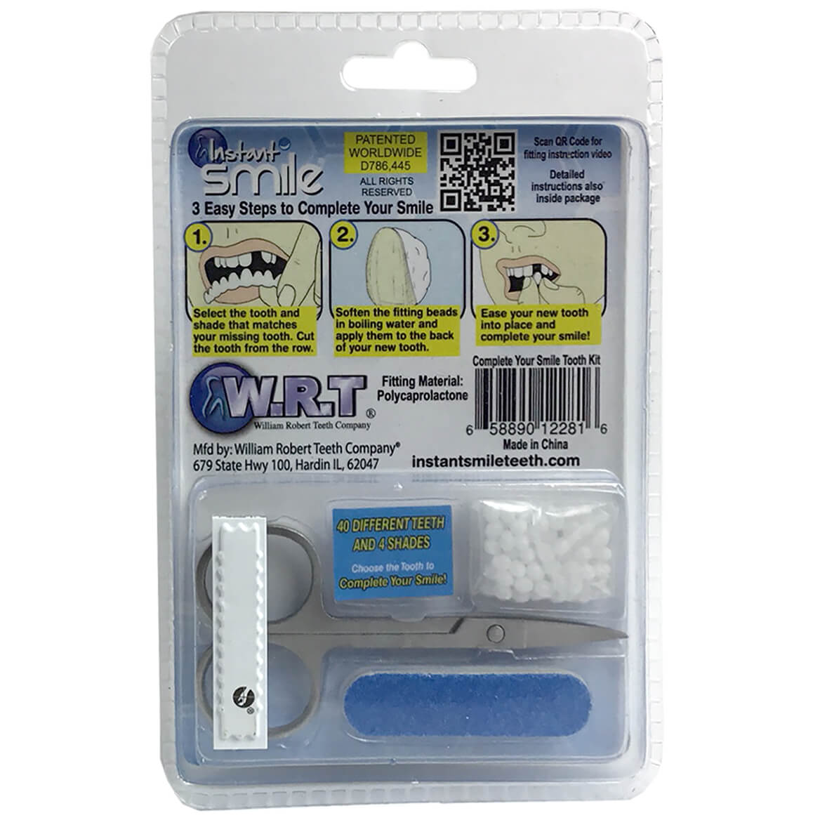Instant Smile Complete Your Smile Temporary Replacement Kit