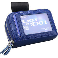 RFID Blocking Leather Accordion Wallet