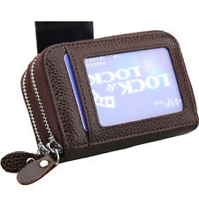RFID Blocking Leather Accordion Wallet