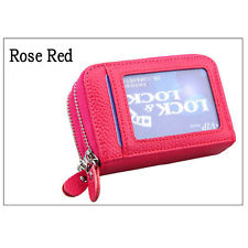 RFID Blocking Leather Accordion Wallet