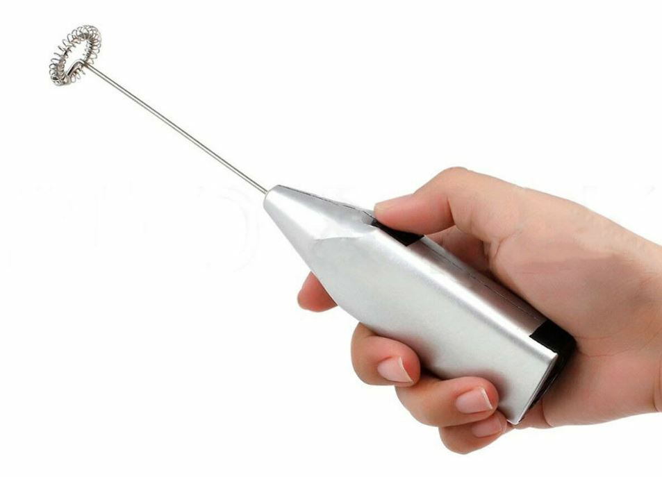 Mini Milk Frother Handheld Battery Operated