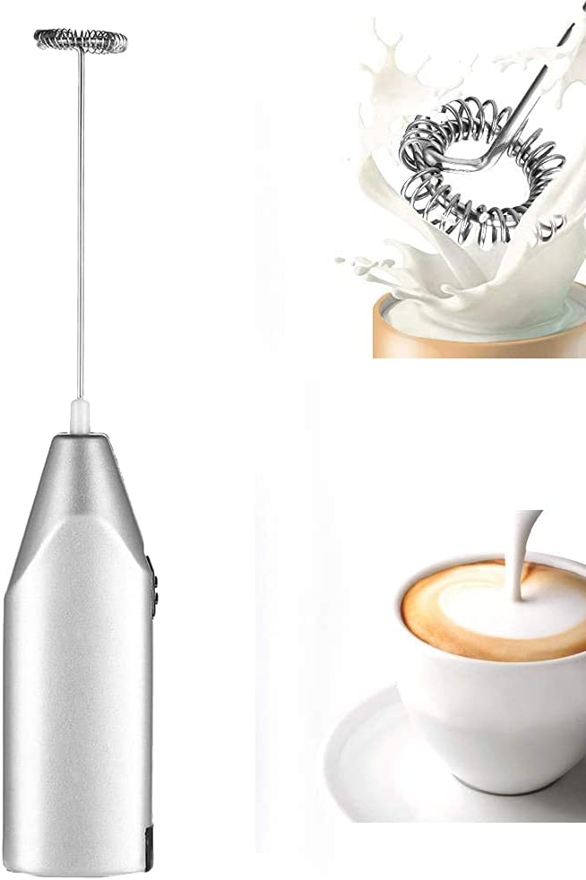 Mini Milk Frother Handheld Battery Operated