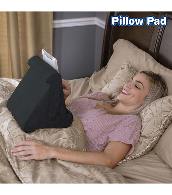 Pillow Pad Soft Multi Angle Tablet Stand Charcoal Gray