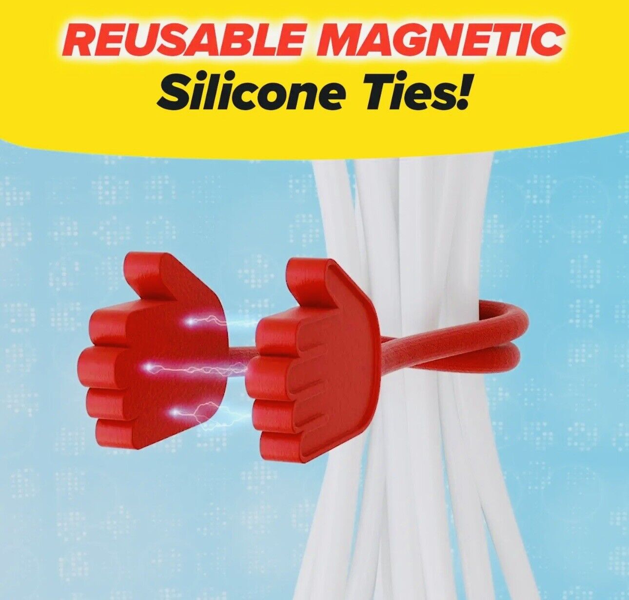 Ruby Holding Hands Magnetic Ties
