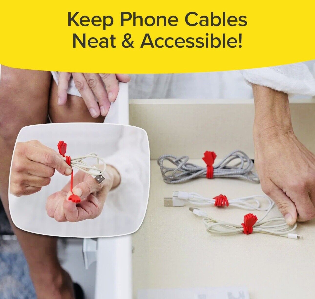 Ruby Holding Hands Magnetic Ties