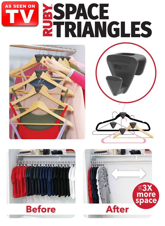 Ruby Space Triangles 18 Pack