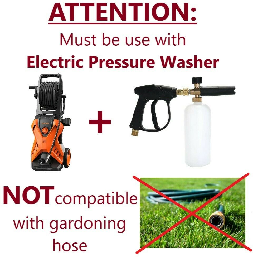 Snow Foam Cannon Car Wash Attachments