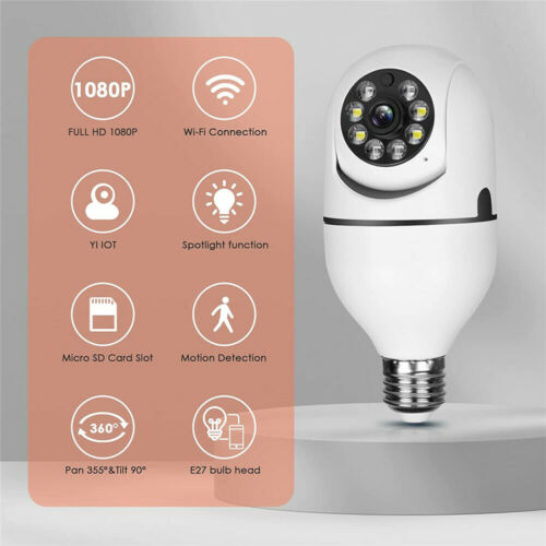 Wireless Wifi Light Bulb Camera