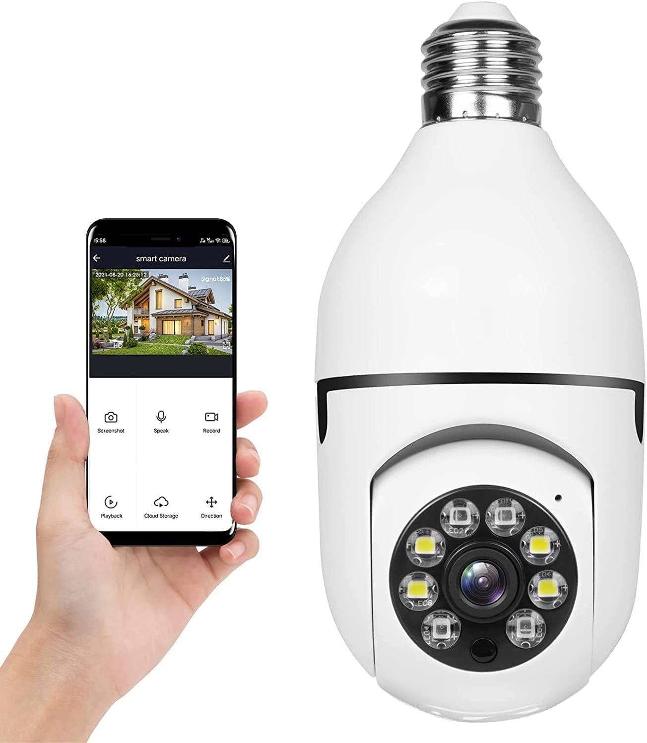 Wireless Wifi Light Bulb Camera