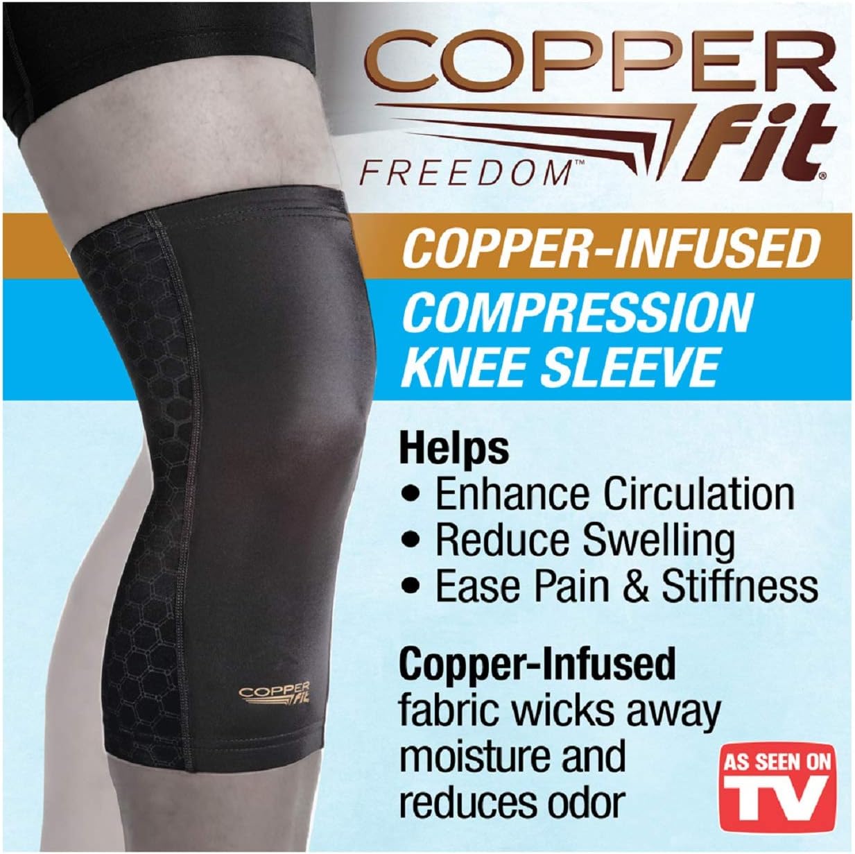 Copper Fit Knee Compression Sleeve