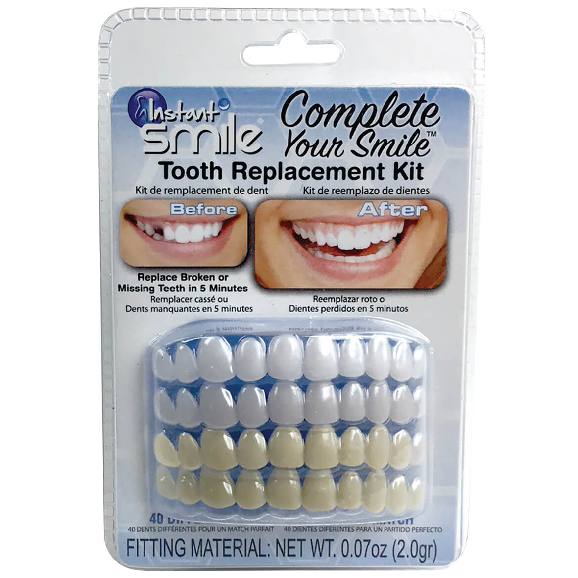 Instant Smile Complete Your Smile Temporary Replacement Kit