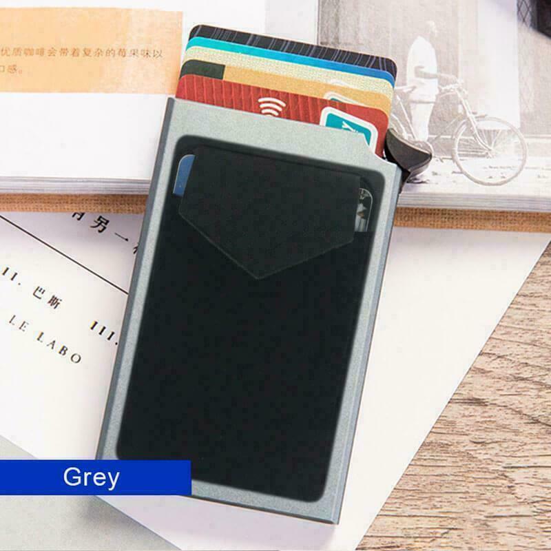 Pop Out RFID Aluminum Pop Up Slide Wallet