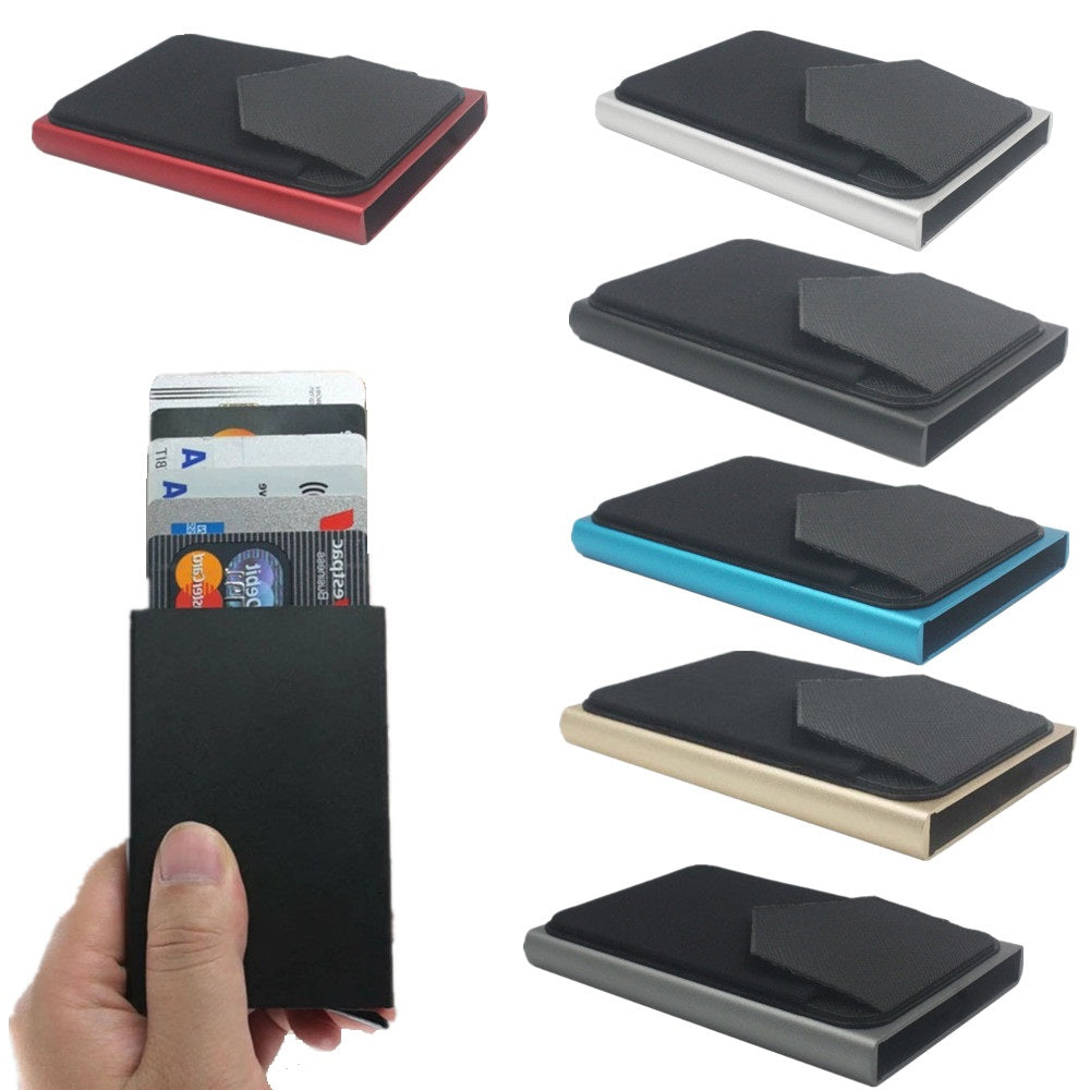 Pop Out RFID Aluminum Pop Up Slide Wallet