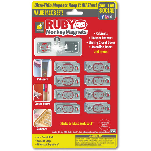 Ruby Monkey Magnets