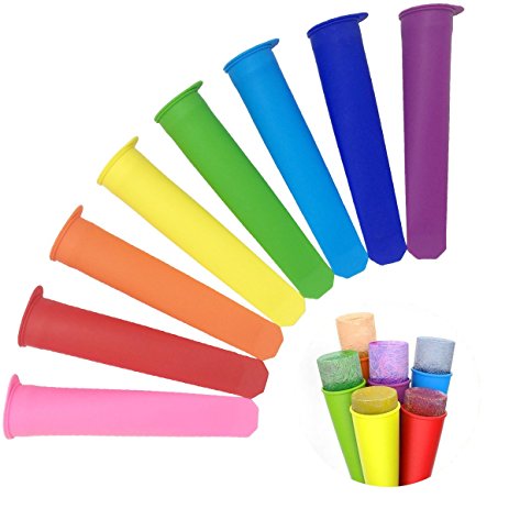 Silicone Ice Pop Popsicle Molds Set of 6