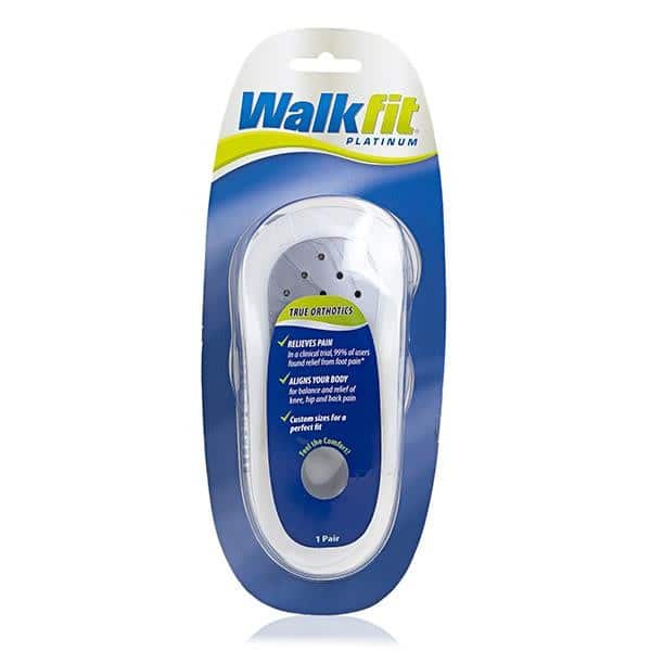 WalkFit Platinum Orthodic Insoles